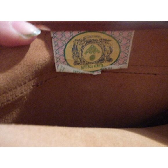 Bottega Veneta Vintage Crossbody Embossed Black Butterfly Print - Picture 8 of 12